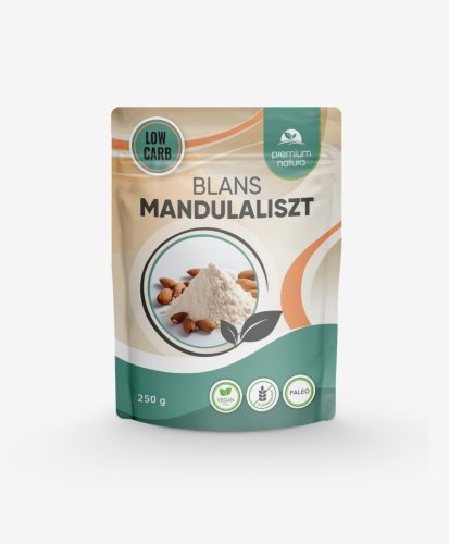Premium Natura blans mandulaliszt 250 g (Gluténmentes)