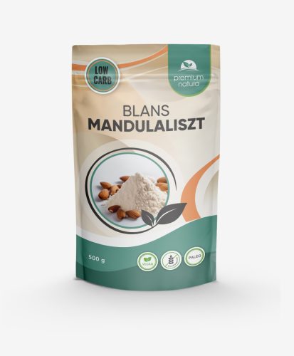 Premium Natura blans mandulaliszt 500 g (Gluténmentes)