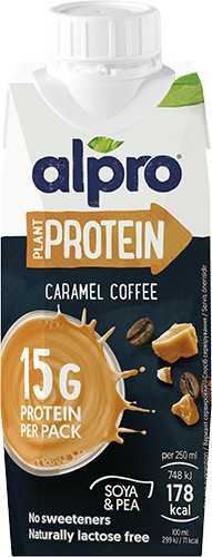 Alpro protein ital karamell-kávé 250 ml (Gluténmentes)