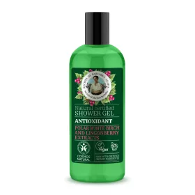   Babushka Agafia bio tusfürdő gél antioxidáns sarki fehérnyír- és vörösáfonya-kivonattal 260 ml