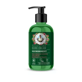   Babushka Agafia bio kézkrém tápláló vad szibériaiboróka és erdeimálna kivonattal 300 ml