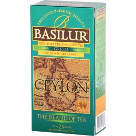 Basilur the island of tea green zöld tea 25 filter 37,5 g