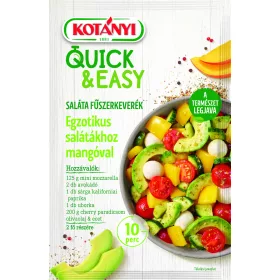   Kotányi quick&easy fűszerkeverék egzotikus salátákhoz mangóval 20 g