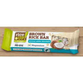 Rice Up szelet fehércsokis kókuszos 18 g (Gluténmentes)