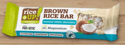 Rice Up szelet fehércsokis kókuszos 18 g (Gluténmentes)