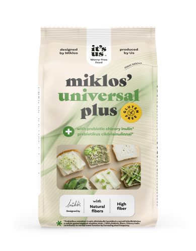 It's us miklos' universal mix plus prebiotikus cikória inulinnal lisztkeverék 1000 g (Gluténmentes)