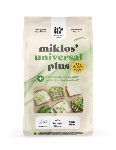It's us miklos' universal mix plus prebiotikus cikória inulinnal lisztkeverék 1000 g (Gluténmentes)