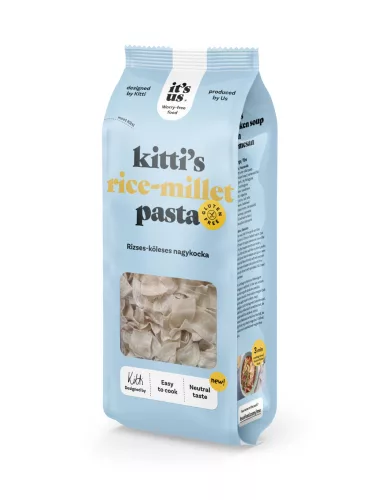 It's us kitti's rizses-köleses száraztészta nagykocka 200 g (Gluténmentes)
