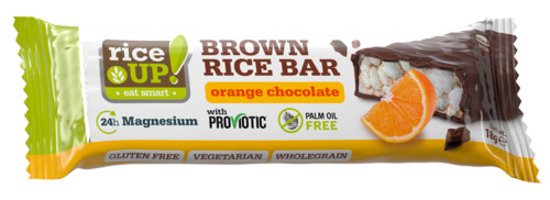 Rice Up szelet narancsos étcsokoládé 18 g (Gluténmentes)