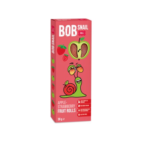 Bob Snail gyümölcstekercs alma-meggy 30 g