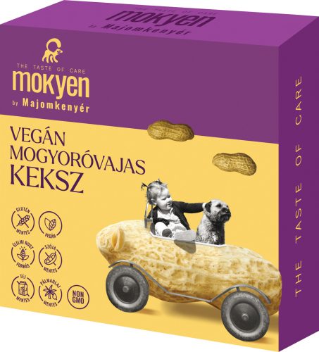 Majomkenyér mogyoróvajas vegán keksz 50 g (Gluténmentes)