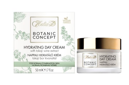Helia-D botanic concept nappali hidratáló krém tokaji bor kivonattal normál, kombinált bőrre 50 ml