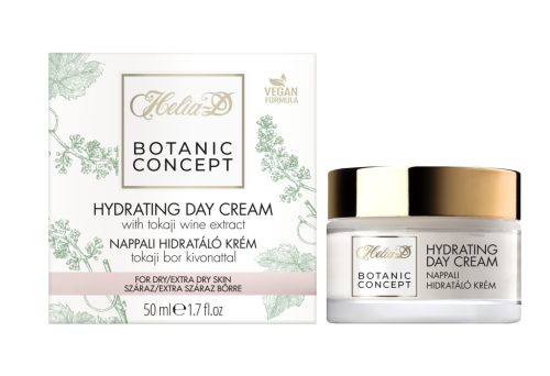 Helia-D botanic concept nappali hidratáló krém tokaji bor kivonattal száraz, extra száraz bőrre 50 ml