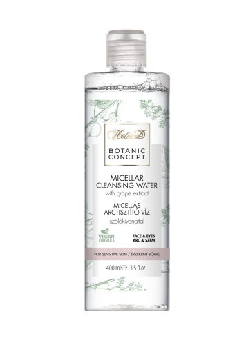 Helia-D botanic concept micellás arctisztító víz szőlőkivonattal 400 ml