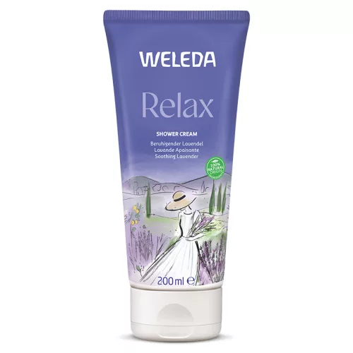 Weleda relaxáló aroma krémtusfürdő esszenciális olajokkal 200 ml
