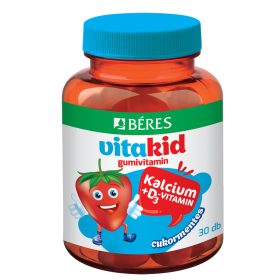 Béres vitakid kalcium+d3 vitamin gumivitamin 30 db