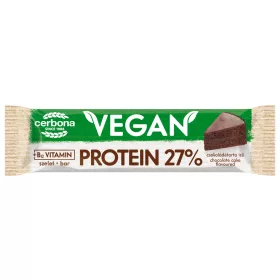   Cerbona vegán szelet proteines csokoládétorta ízű 40 g (Gluténmentes)