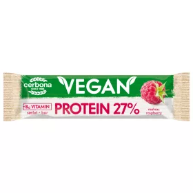 Cerbona vegán szelet proteines málna 40 g (Gluténmentes)