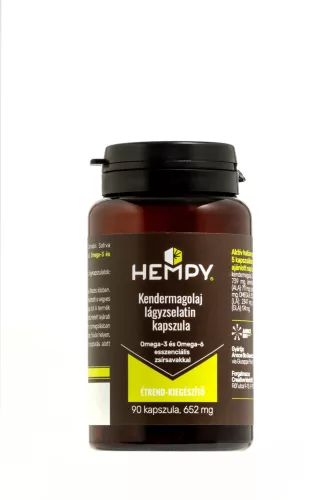 Hempy kendermagolaj lágyzselatin kapszula 90 db