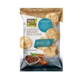 Rice Up chips fahéjas nádcukorral 60 g (Gluténmentes)