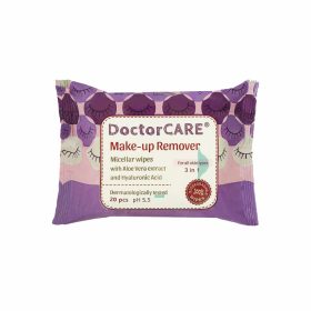   Doctor Care sminklemosó törlőkendő 100% biodegradable 20 db