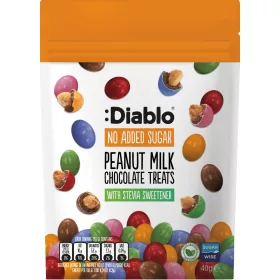   Diablo drazsé földimogyorós tejcsokoládéban és cukorbevonattal hozzáadott cukor nélkül 40 g
