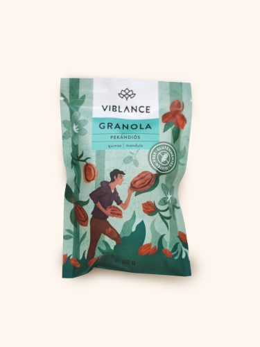 Viblance granola quinoa pecan 60 g (Gluténmentes)