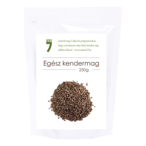 Bulk Shop kendermag egész 250 g