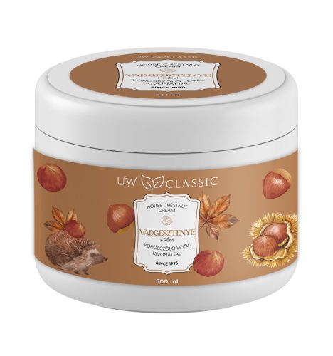 Uw classic vadgesztenye krém vörösszőlő levél kivonattal 500 ml