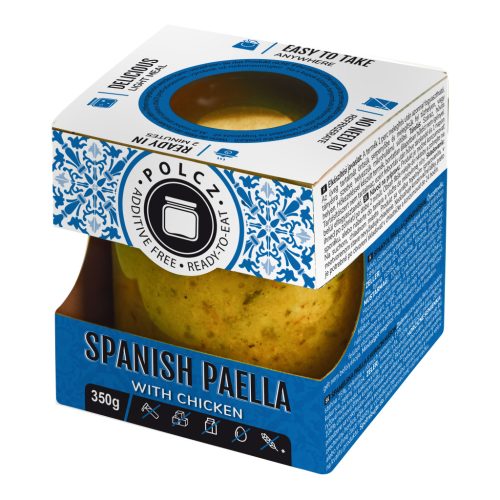 Polcz spanyol paella csirkehússal adalékmentes készétel 350 g (Gluténmentes)