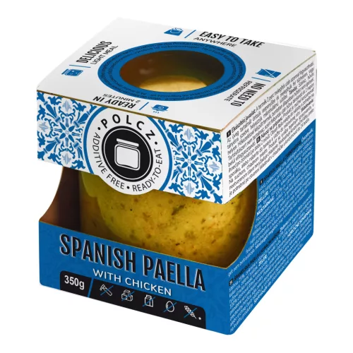 Polcz spanyol paella csirkehússal adalékmentes készétel 350 g (Gluténmentes)