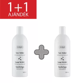   Ziaja kecsketejes tusfürdő 500 ml+1 db ajándék kecsketejes tusfürdő 500 ml