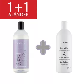   Ziaja tusfürdő olasz füge kivonattal 500 ml+1 db ajándék kecsketejes tusfürdő 500 ml