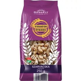 Gergely tönkölylisztes tészta szarvacska 250 g