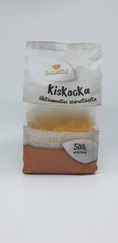 Lovediet gluténmentes száraztészta kiskocka 500 g