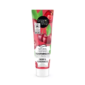   Organic Shop bio minősített szuvasodás elleni fogkrém cseresznyével és gránátalmával 100 g