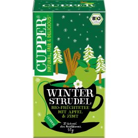   Cupper bio winter srtudel xmas limited edition téli almás fahéjas tea 50 g