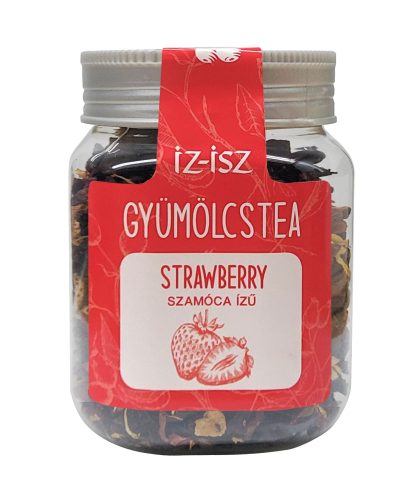 Íz-isz gyümölcstea szamóca ízű 120 g