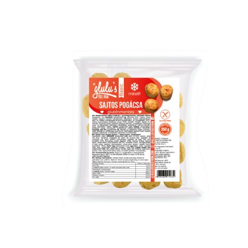 Glulu freefrom basic fagyasztott sajtos pogácsa 350 g