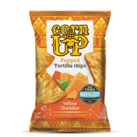 Corn Up tortilla chips cheddar ízű 60 g (Gluténmentes)