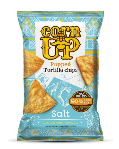 Corn Up tortilla chips tengeri sóval 60 g (Gluténmentes)