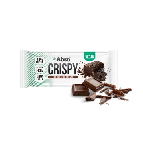 Absorice absobar crispy proteinszelet dupla csokoládés ízesítésű 50 g (Gluténmentes)