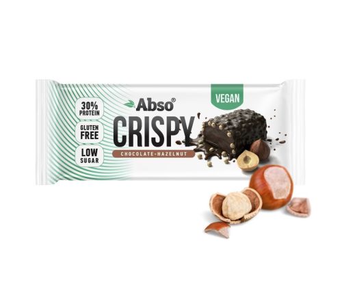 Absorice absobar crispy proteinszelet mogyorós-csokoládés ízesítésű 50 g (Gluténmentes)