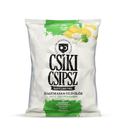 Csíki Csipsz hagymásan-tejfölös 50 g (Gluténmentes)