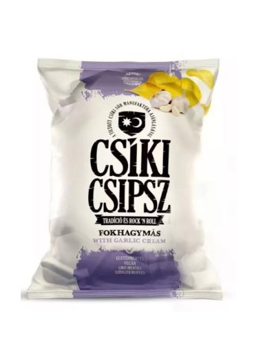 Csíki Csipsz fokhagymás 50 g (Gluténmentes)