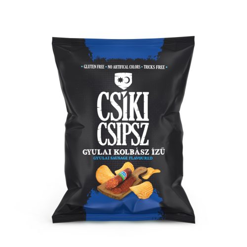 Csíki Csipsz prémium gyulai kolbászos 50 g (Gluténmentes)