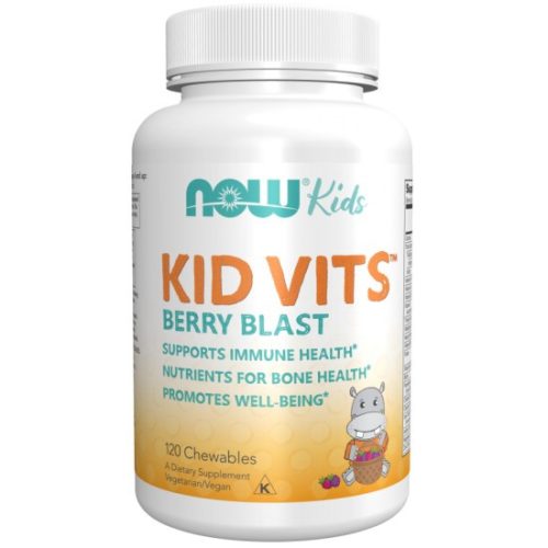 Now kid vits berry blast multivitamin málnás rágótabletta 120 db
