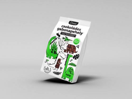 Cornexi csokoládés gabonapehely zabbal, teljes kiőrlésű gabonával, édesítőszerrel 250 g