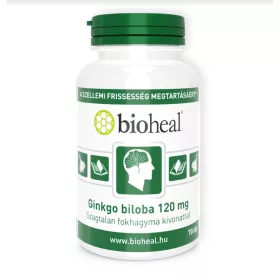 Bioheal ginkgo biloba 120 mg+fokhagyma kivonat 70 db