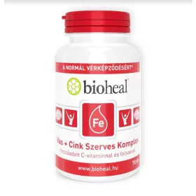 Bioheal vas+cink szerves komplex filmtabletta 70 db
